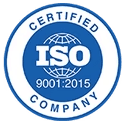 ISO 9001:2015 certified company